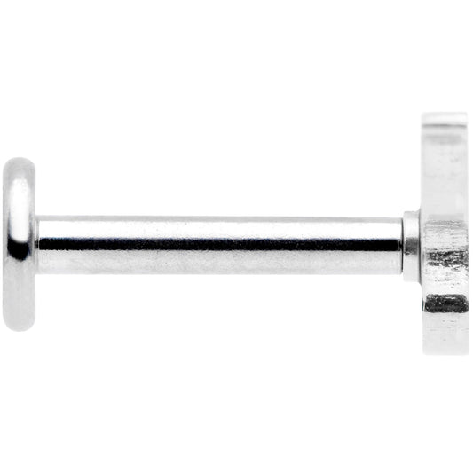 16G 5/16 Cat Internally Threaded Labret Tragus
