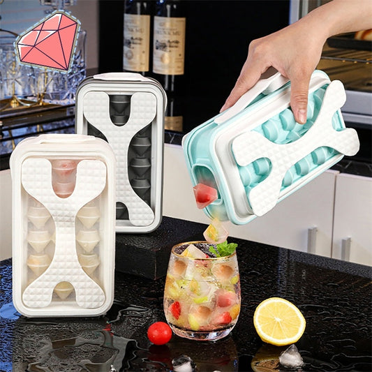 2-in-1 Silicone Ice Ball Maker