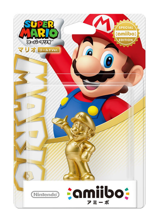 Mario Special Edition Gold Amiibo: Super Mario Bros. Series (Nintendo Switch)
