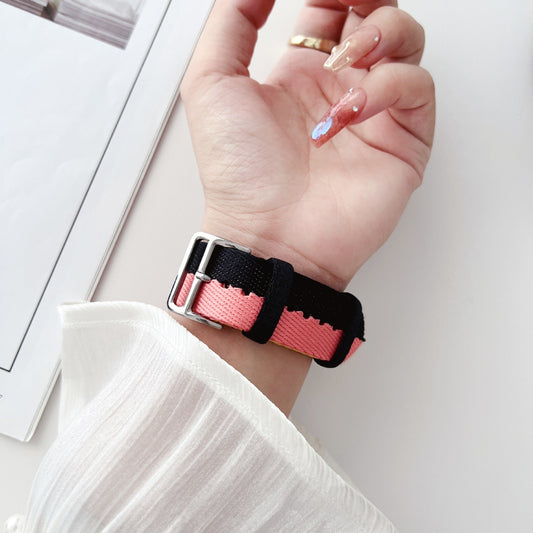 Suitable For Single Circle Nylon Color Matching Buckle Strap