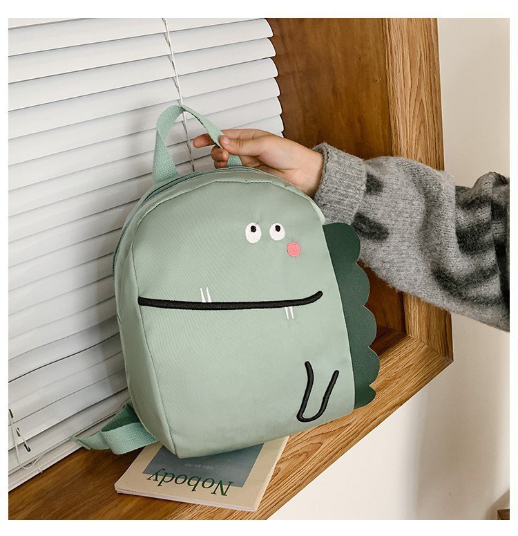 Cartoon Shoulder Nylon Cloth Children's Leisure School Bag