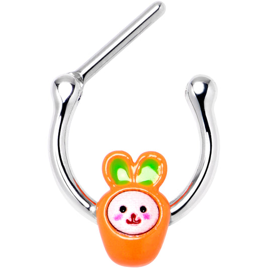 16G 5/16 Surprise Carrot Easter Bunny Cartilage Clicker