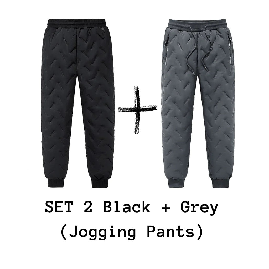 Men's Fleece-Lined Winter Joggers
