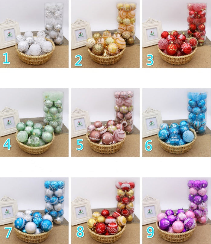 6cm Christmas Ball Tree Decorations