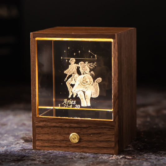 Crystal LED USB Table Lamp Night Light