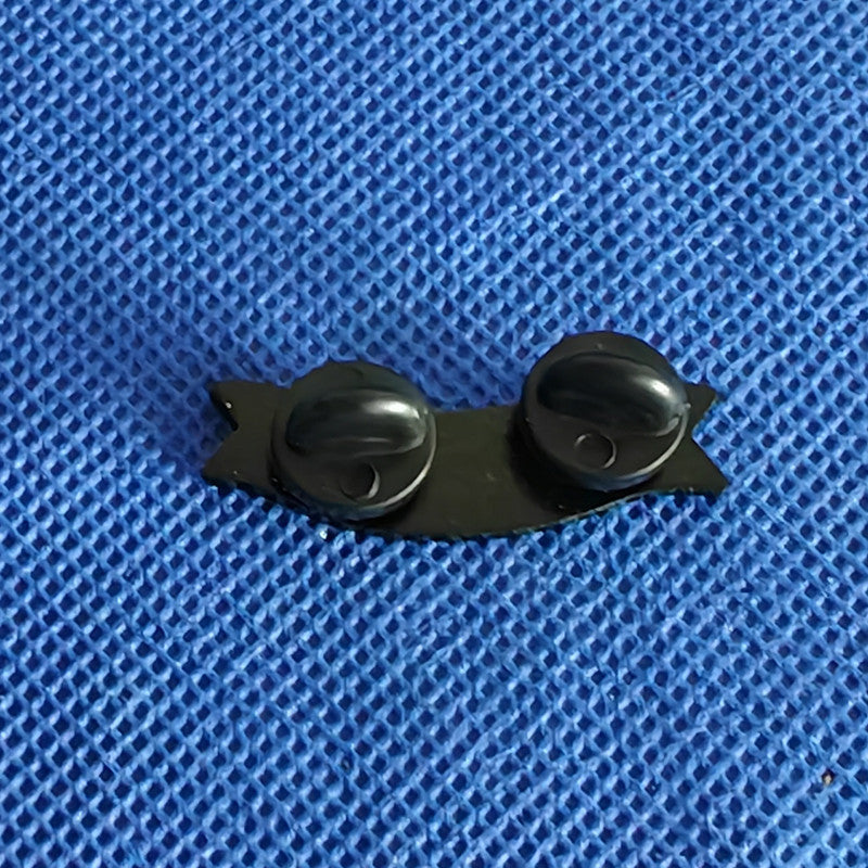 Creative Soul Cartoon Golden M Badge Brooch