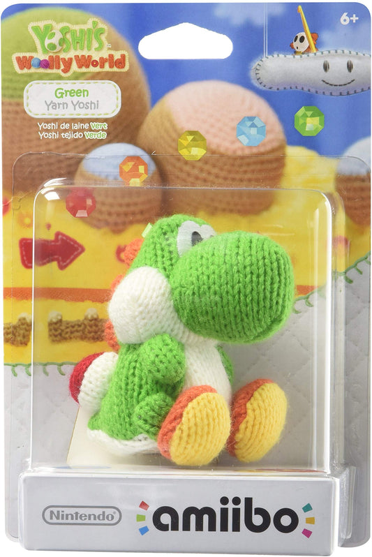 Green Yarn Yoshi Amiibo Yoshi's Woolly World Series (Nintendo Switch)