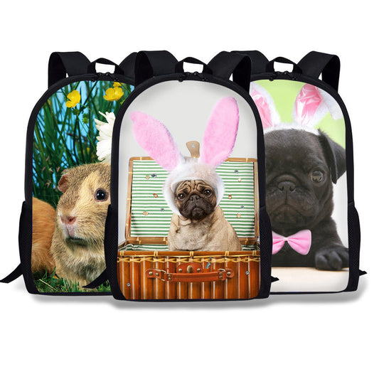 Pug Primary School Backpack for Kid