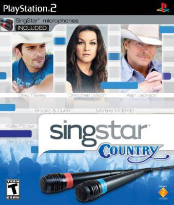 SingStar Country (game & microphone) (Playstation 2)