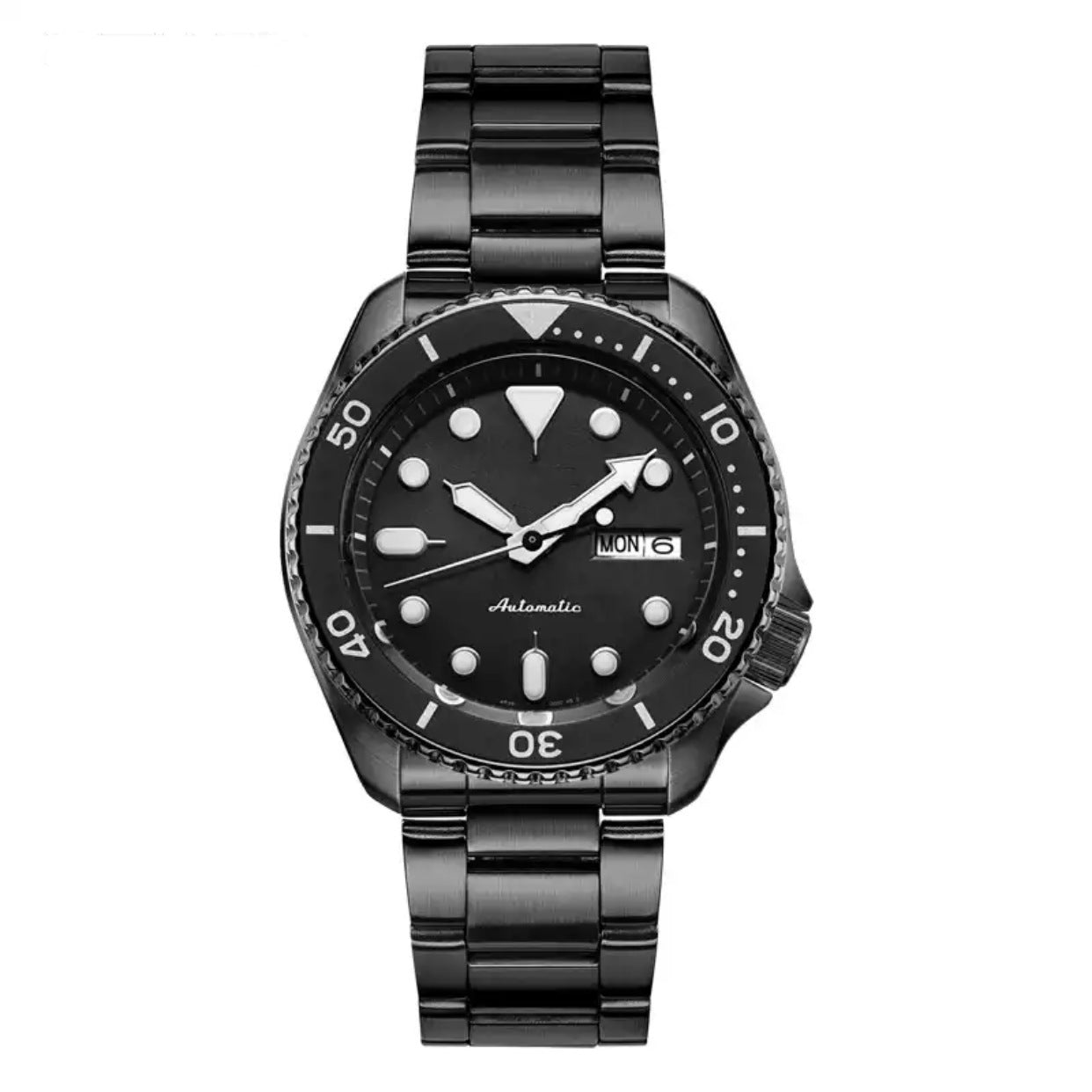 Men's Casual Quartz Watch with Spiral Crown and Folding Buckle
