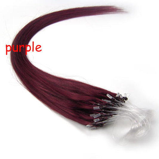 Pure Hair Color Fishing Line Extensions Bundles