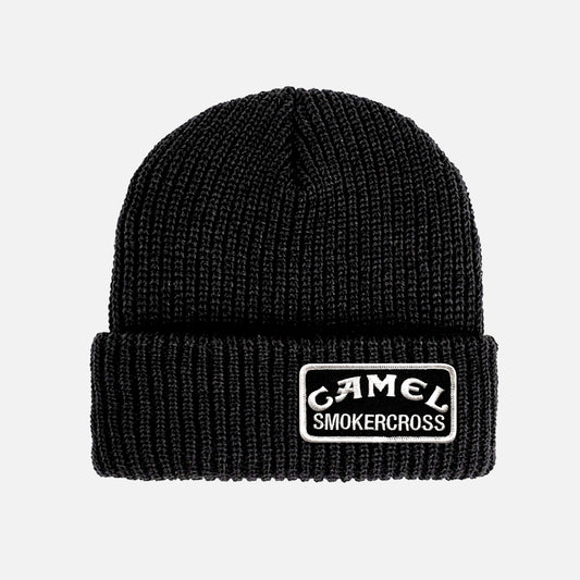 CAMEL SMOKERCROSS BLACK PATCH BEANIE