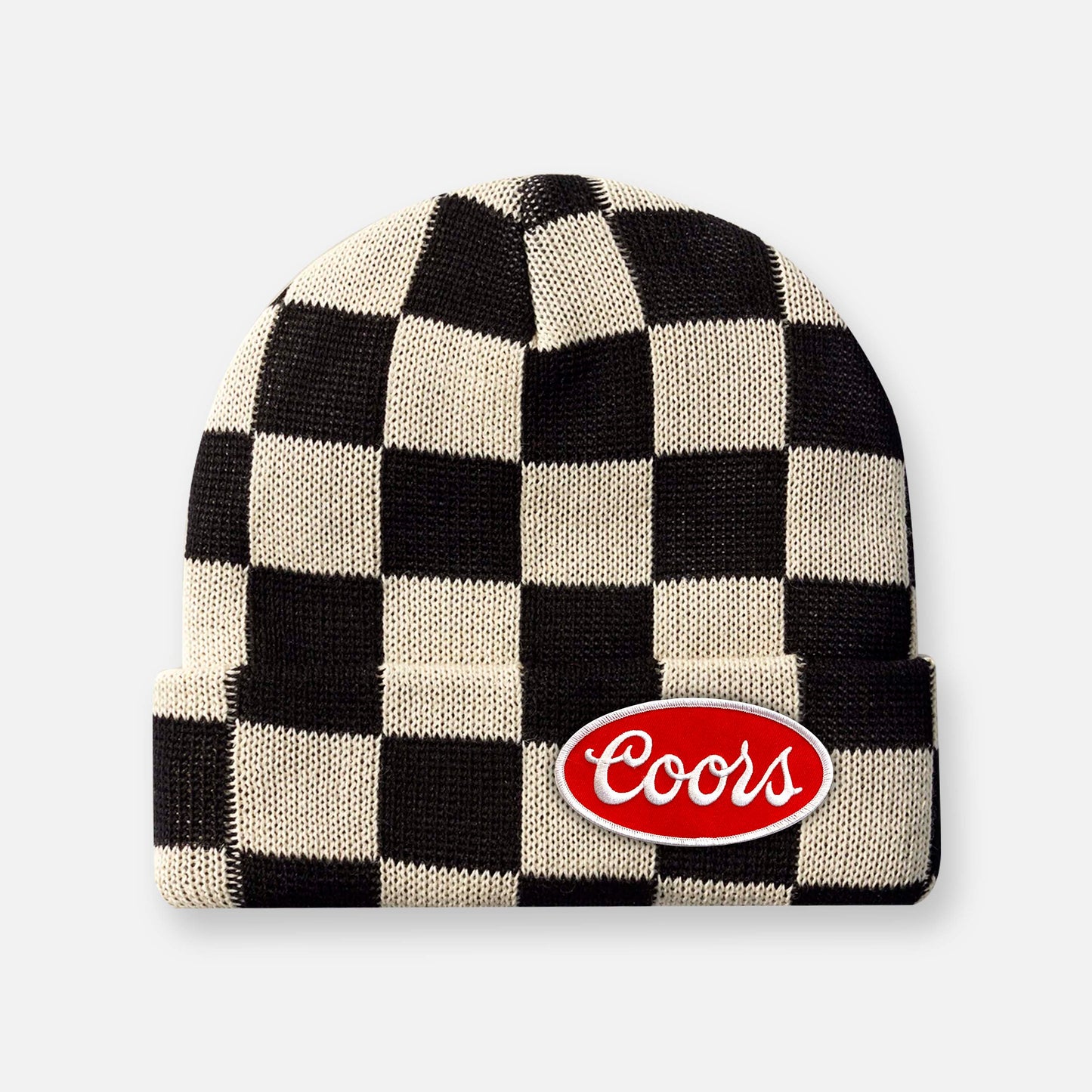 CHECKERBOARD PIT CREW PATCH BEANIE COLLECTION