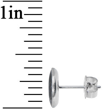 Howling Wolf Stud Earrings