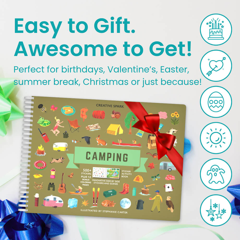 Camping Sticker Book