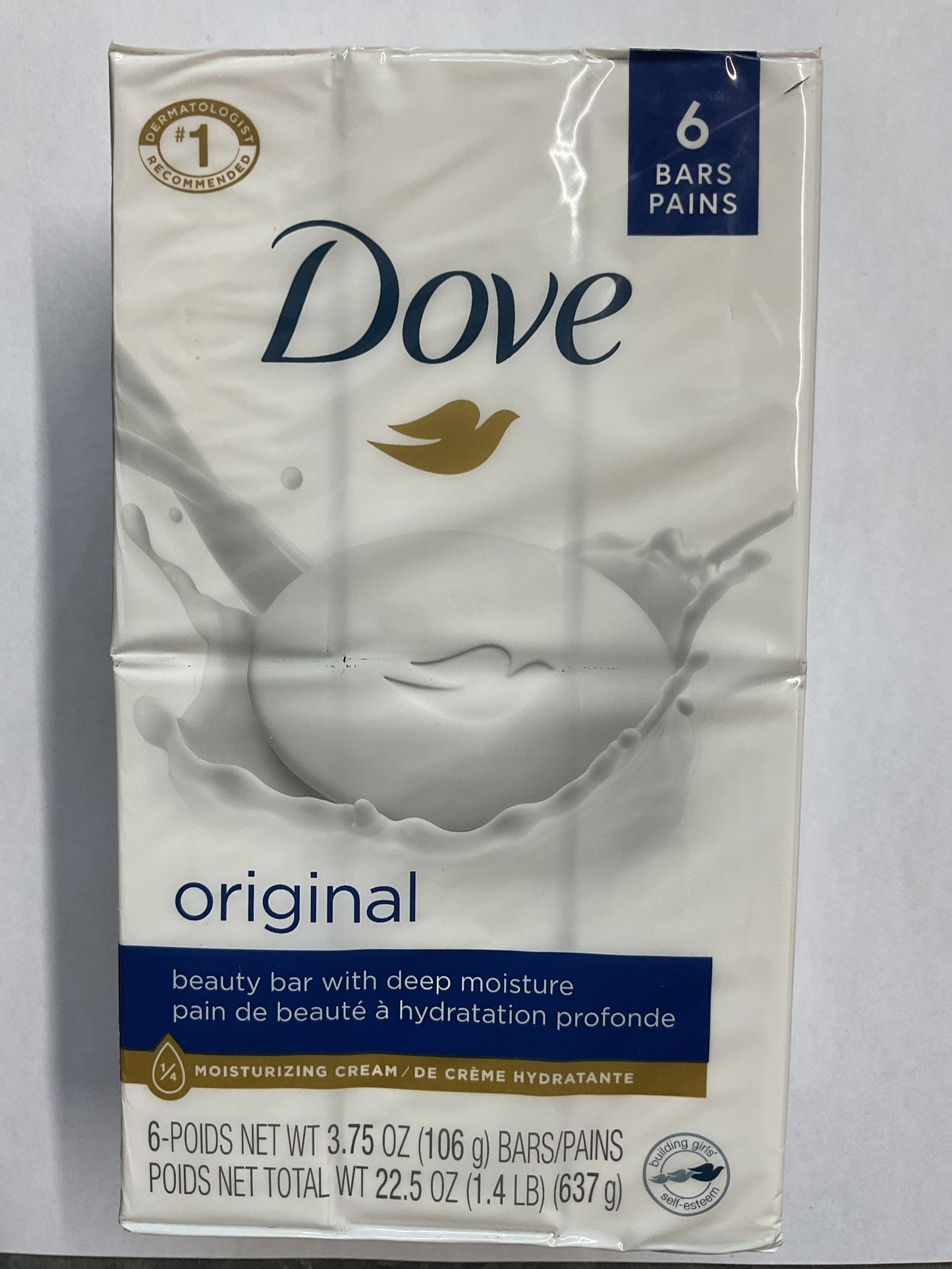 Dove Beauty Bar - Original - 3.75 Oz - 6 Ct - 1 Pack