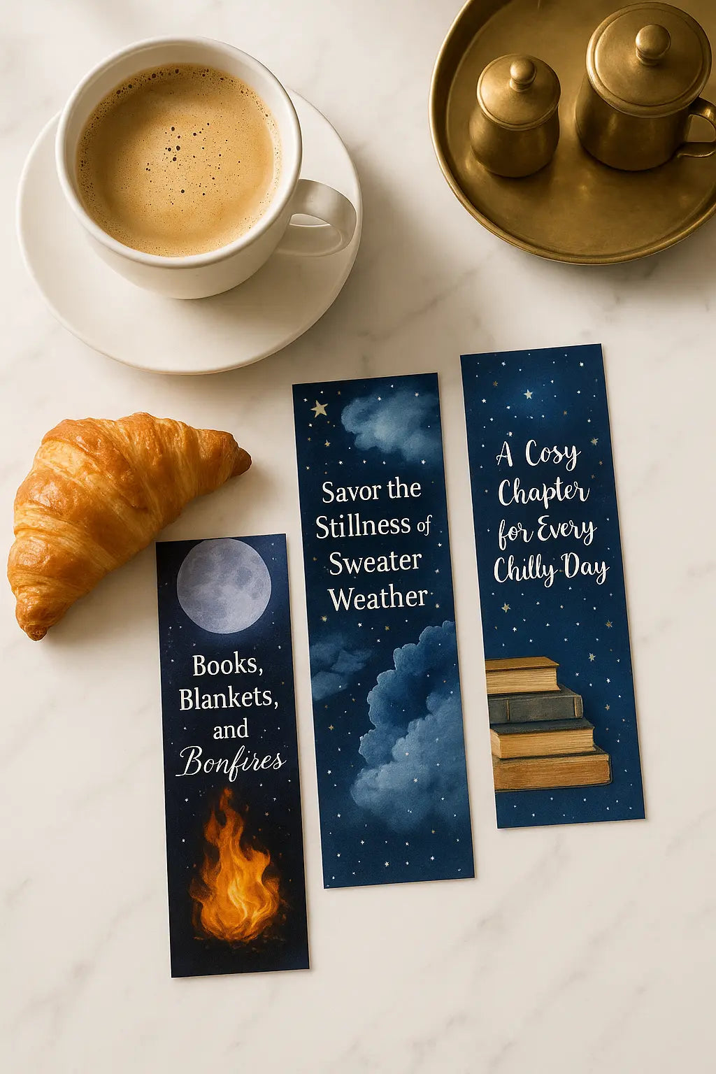 Fall & Cozy Bookmark Bundle – Autumn-Inspired 3-Pack for Readers