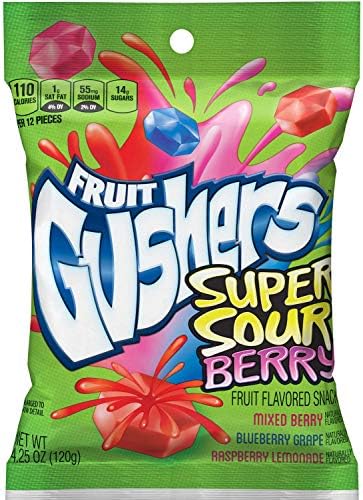 GUSHERS Super Sour 8 pack