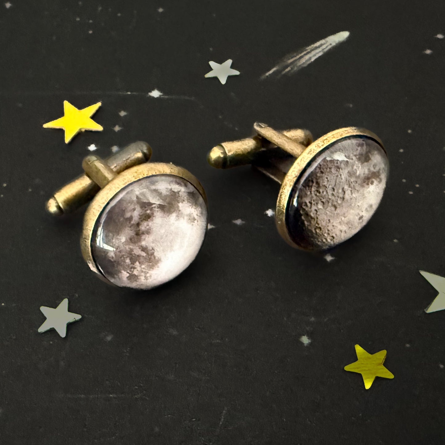 Dark Side of the Moon Cuff Links