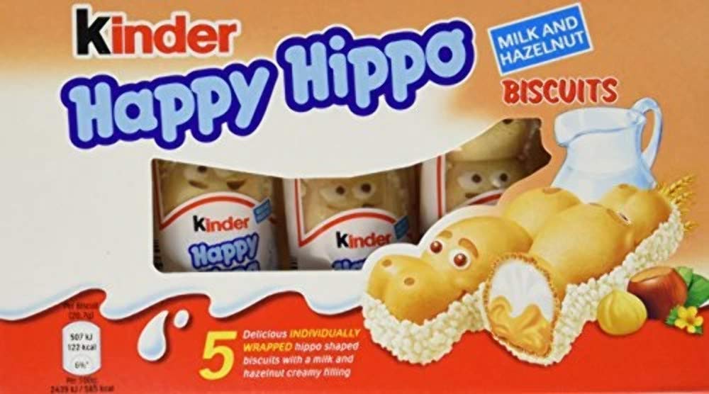 KINDER Happy Hippo Hazelnut 10 pack