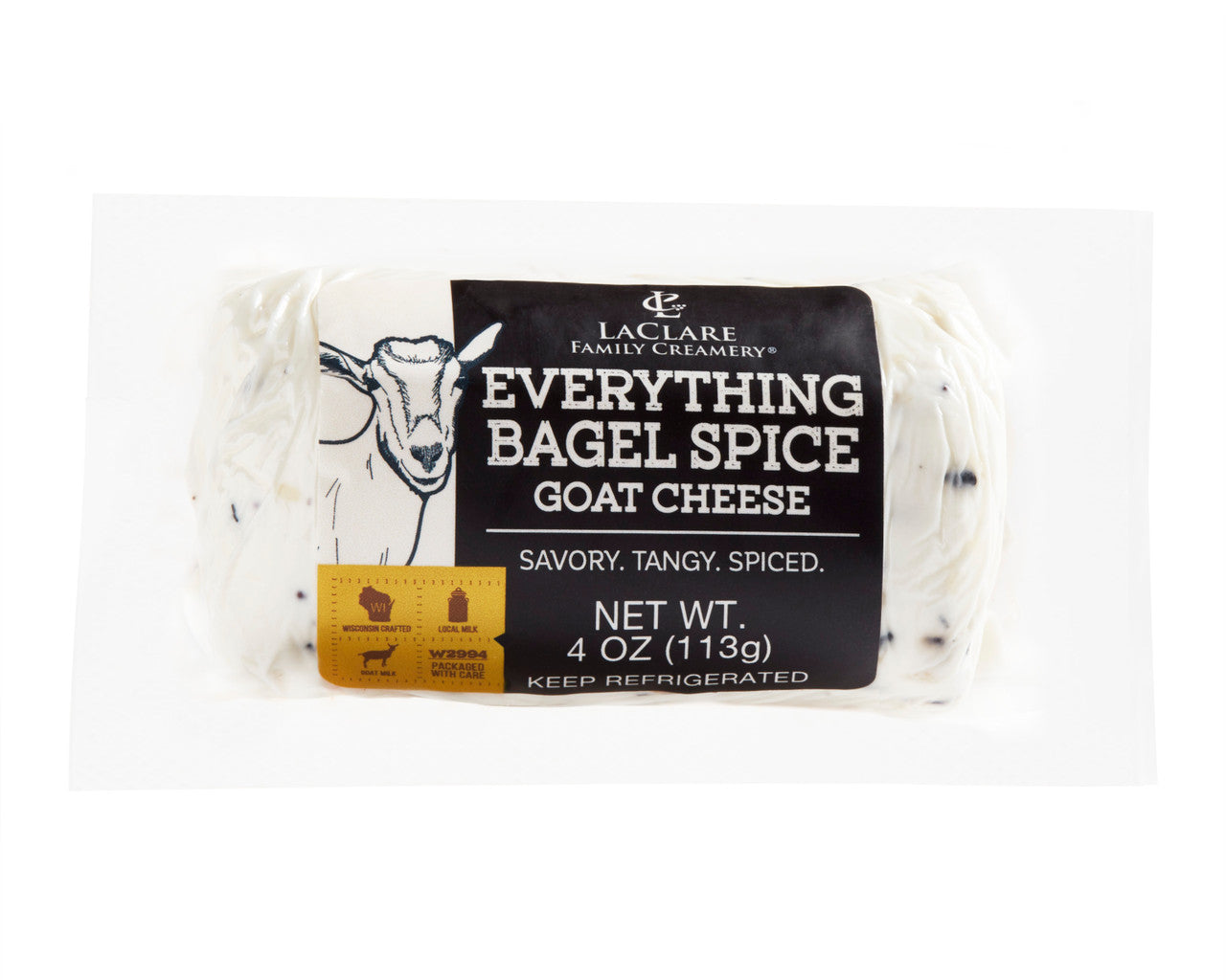 LaClare Everything Bagel Spice Goat Cheese