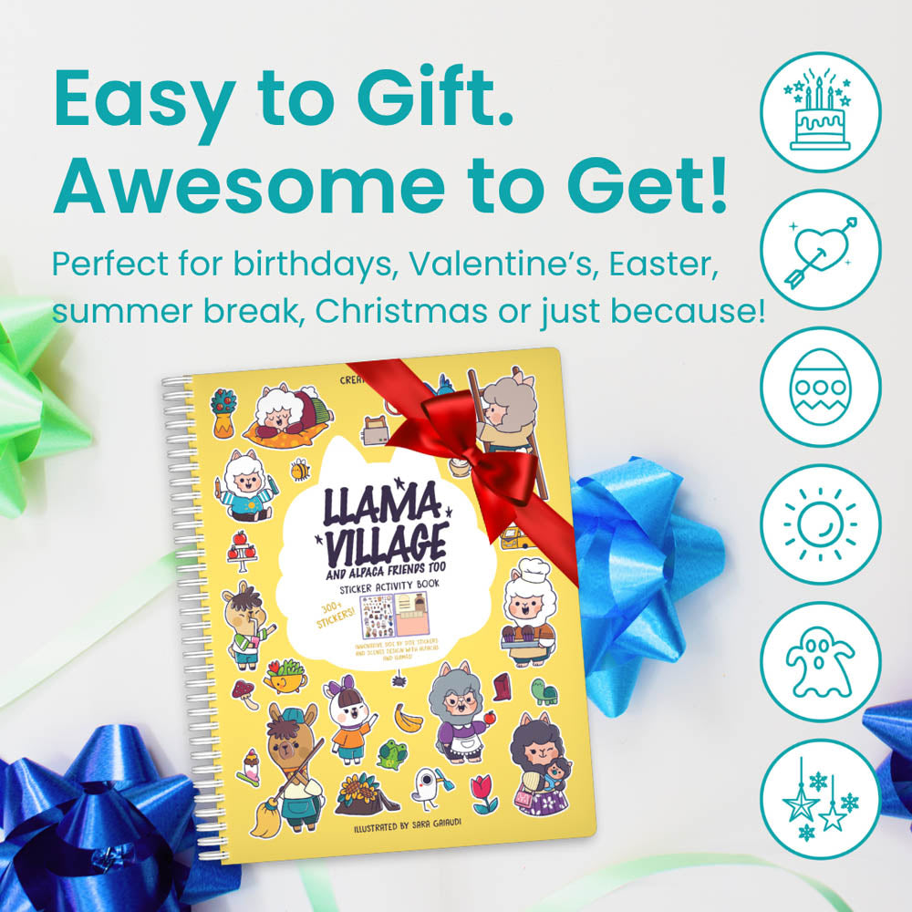 Llamas Sticker Book
