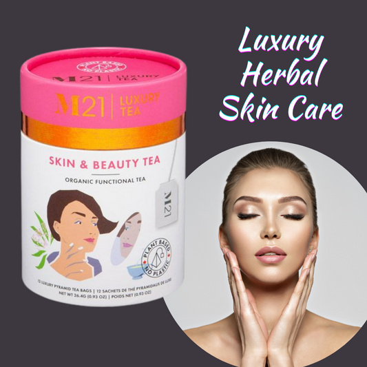 Skin and Beauty Luxury herbal tea - 12ct Canister