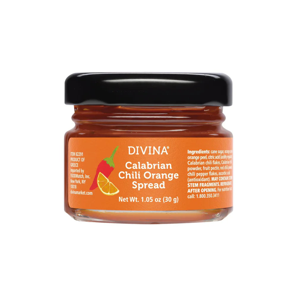 Divina Mini Calabrian Chili Orange Jam Jars