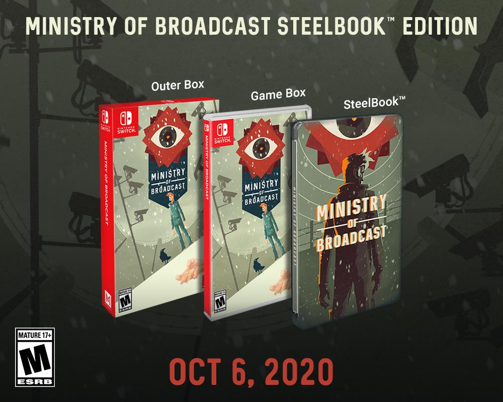 Ministry of Broadcast Steelbook Edition (Nintendo Switch)