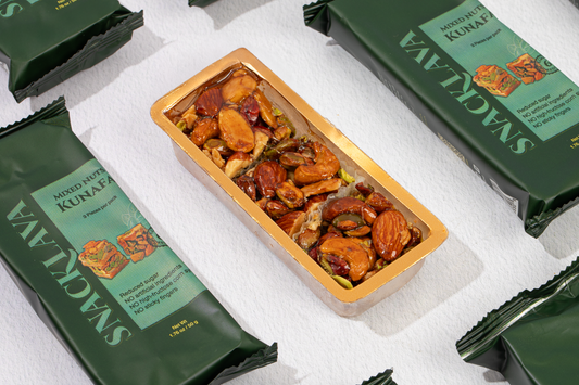Kunafa Mixed Nuts - Snacklava® | 20 Packs