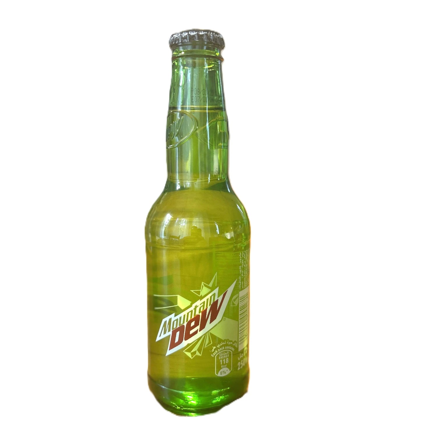 Mountain Dew – Classic Glass Bottle Soda (Dubai)