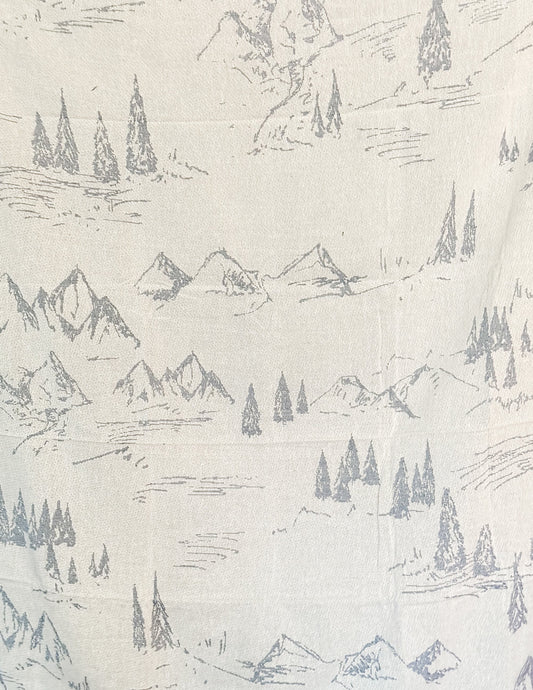 Mountainscape Throw Blanket