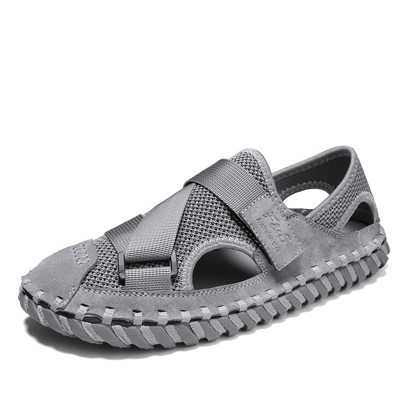 Summer Men's Breathable Mesh Beach Sandals