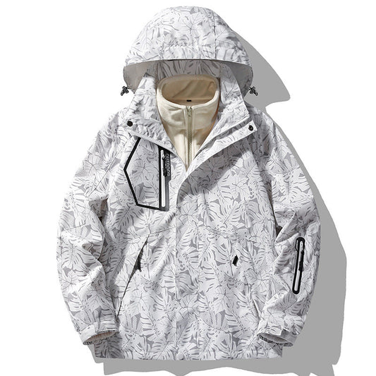 Outdoor Shell Jacket Three-in-one Detachable Camouflage Mountain