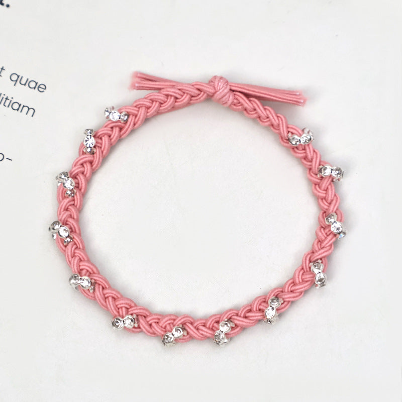 Women's Diamond Color Twist Hair Rope