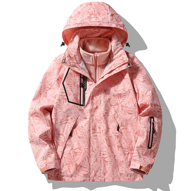 Outdoor Shell Jacket Three-in-one Detachable Camouflage Mountain