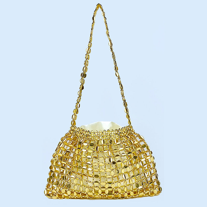 Handmade Beaded Dumpling Handbag