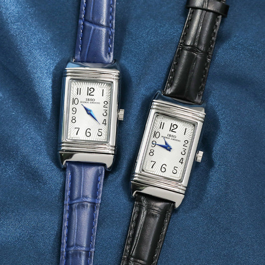 Flip Women's Square Leather Strap Watch