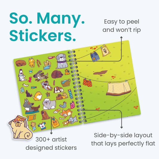 A Pawsome Day Sticker Book