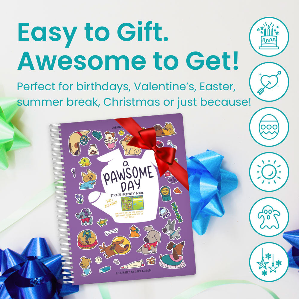 A Pawsome Day Sticker Book