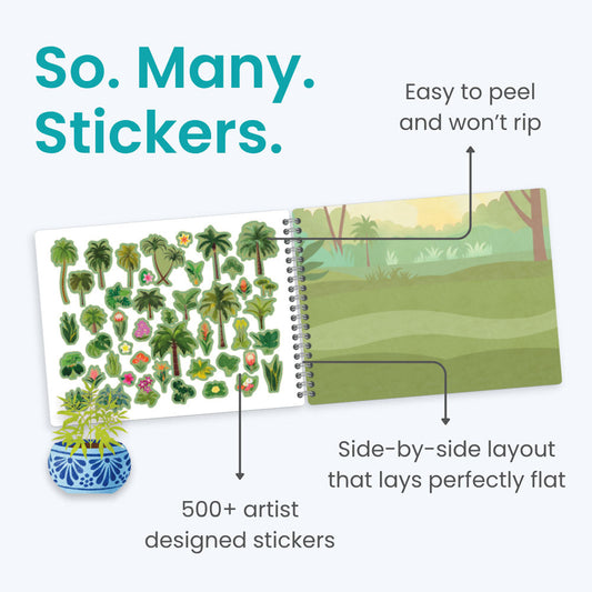 Plants Sticker Book