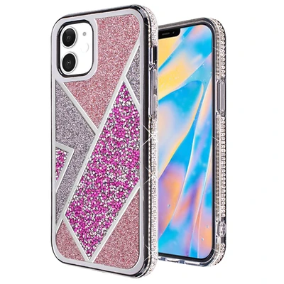 iPhone 12 Mini 5.4 Rhombus Bling Case