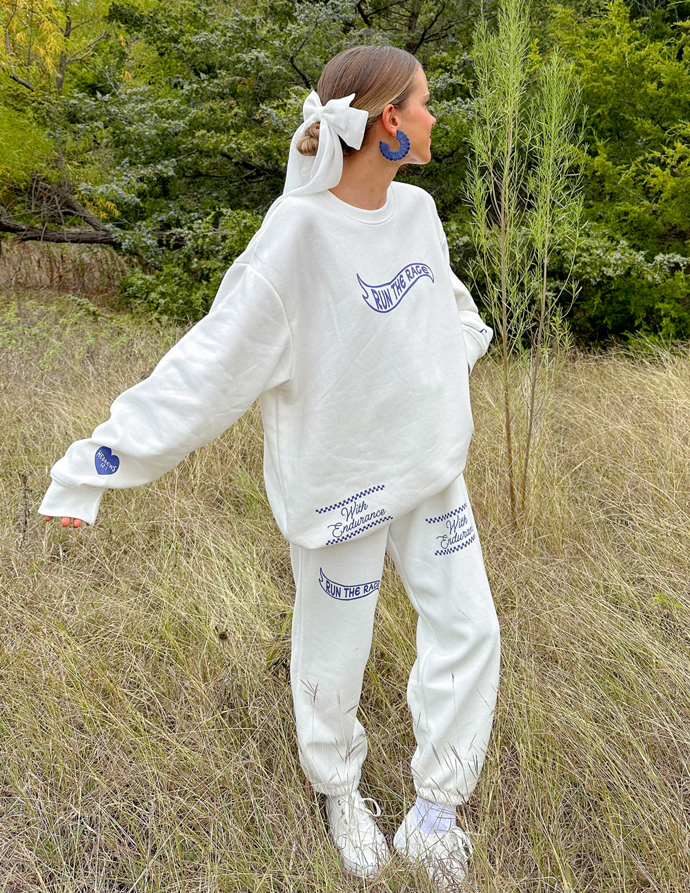 Run the Race Unisex Crewneck