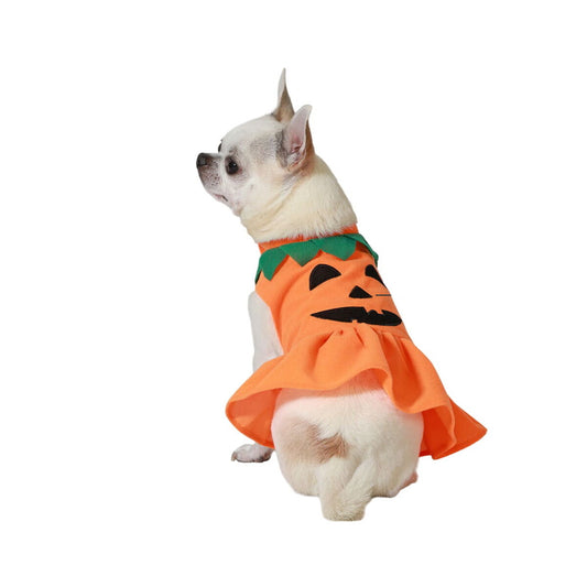 Dog Costume Pumpkin Size M-0