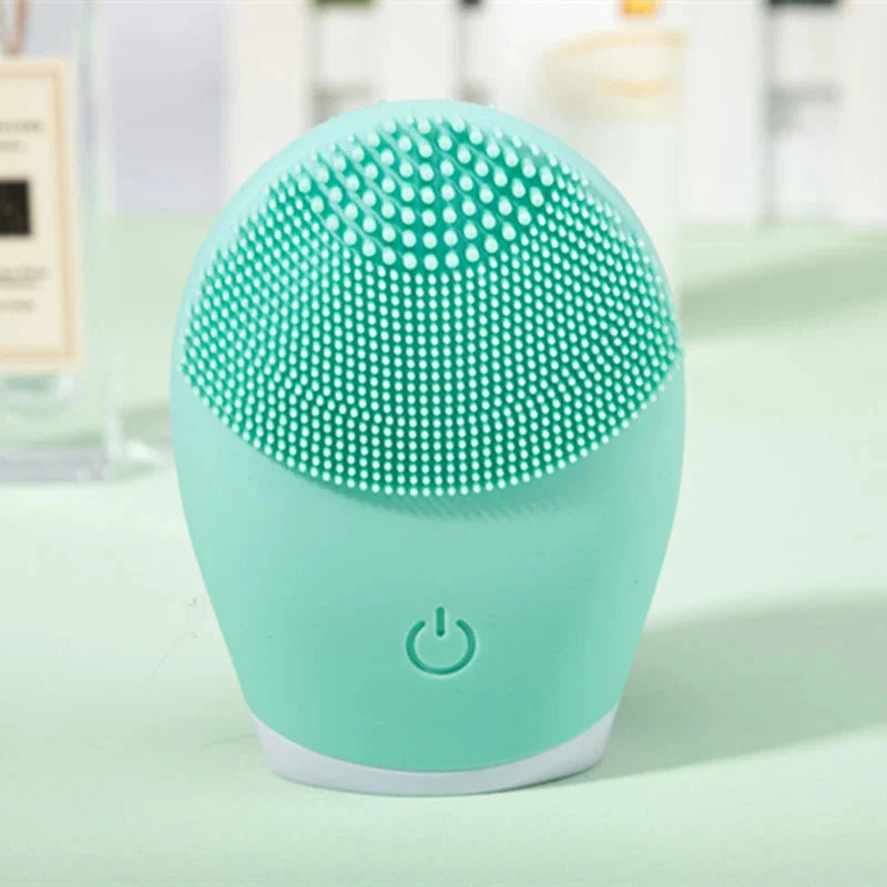 Electric Facial Cleanser – Waterproof Silicone Face Washer