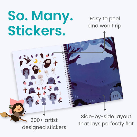 Spooky Village Halloween Sticker Book | 300+ Stickers & Activities