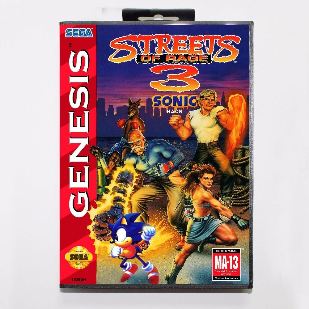 Streets of Rage 3 Sonic Hack (Rom Hack) (Sega Genesis)