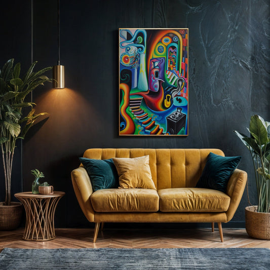 Canvas Print: "Surreal Steps"