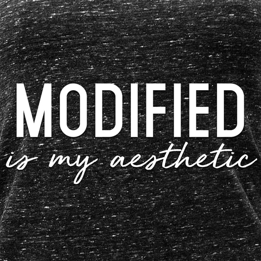 Modified is my Aesthetic Black Gray Cosmic Twist Back Tank Top