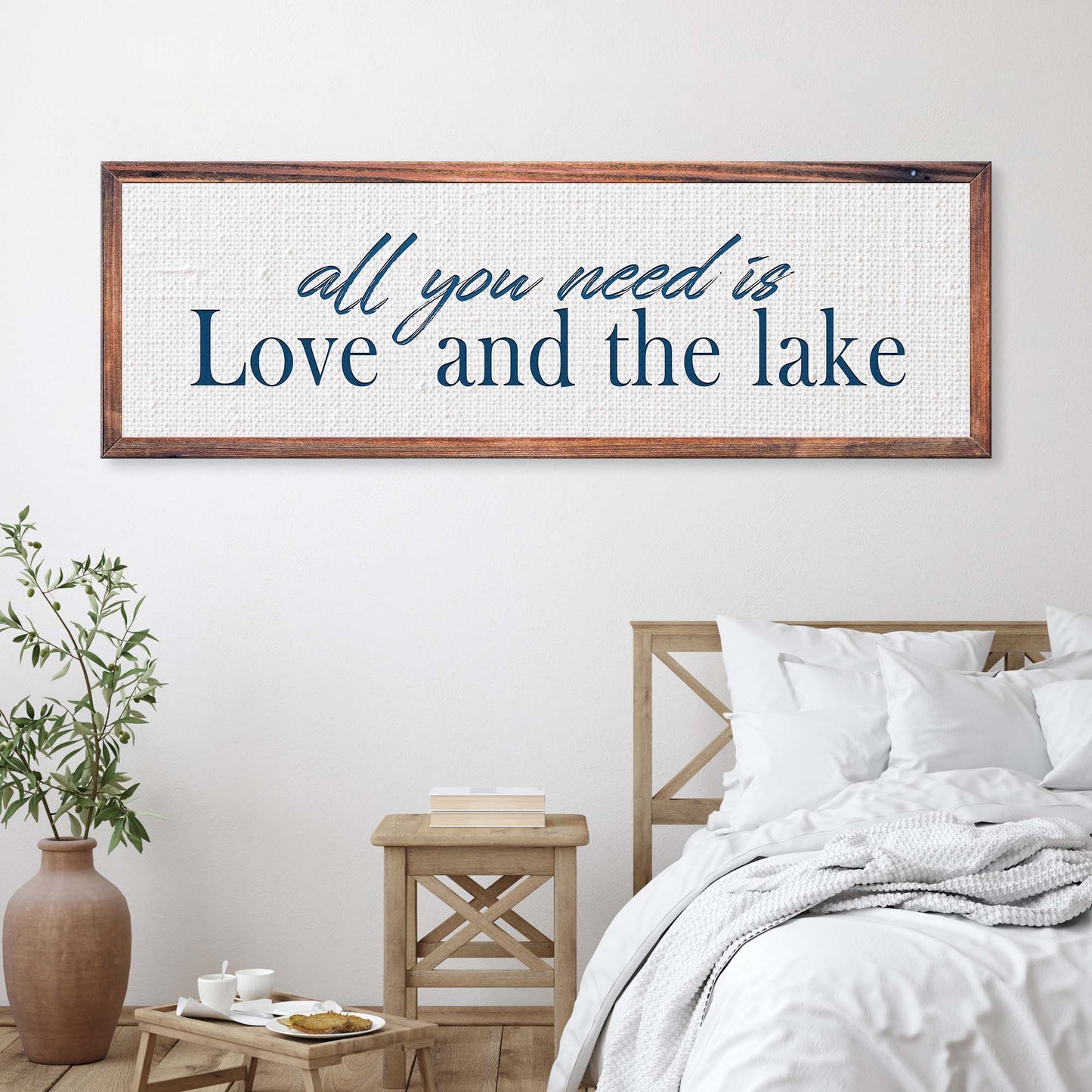 Love And The Lake Sign